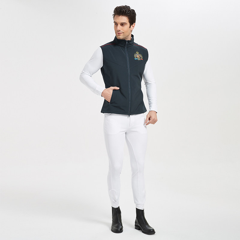 epona男士马甲春秋骑马运动加绒防风骑士户外骑士服装