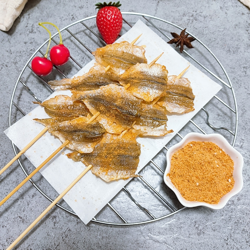 草佳味多味鱼串户外烧烤小串食材冷冻冻冰油炸鱼干