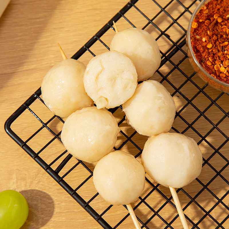 关东煮黄金鱼丸墨鱼丸