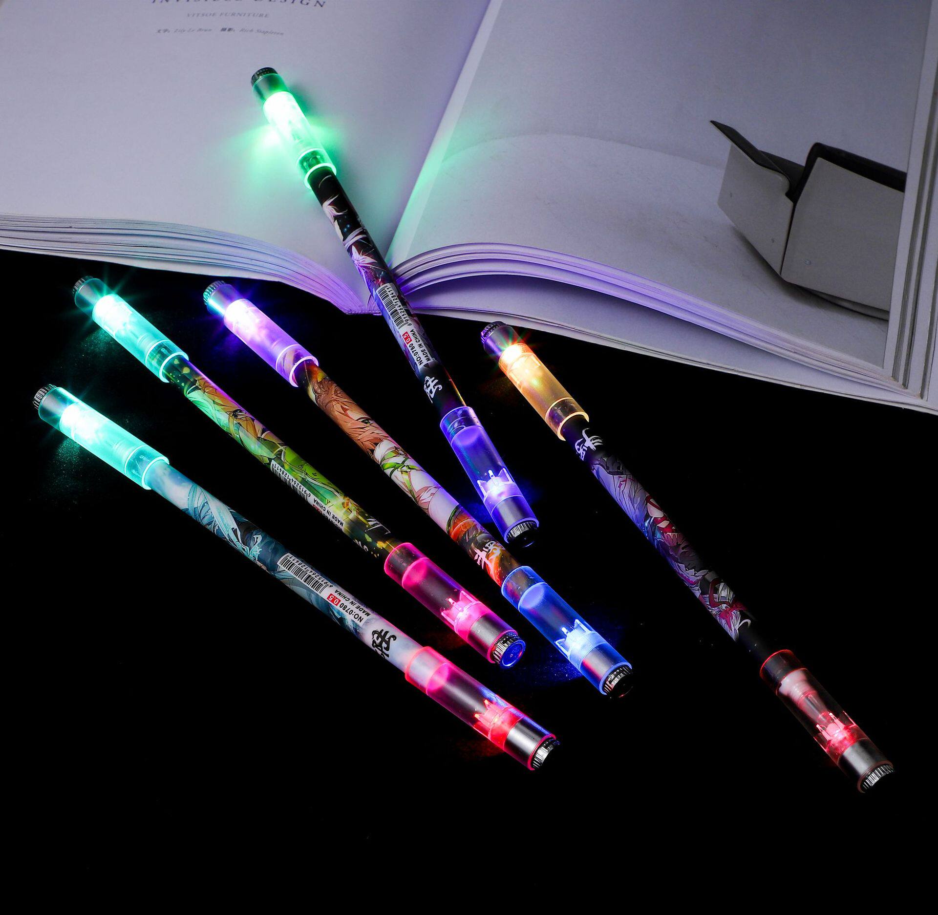 【莫普】发光转转笔神器