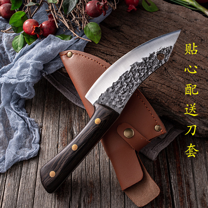 龙泉手工商用锻打分割剥皮切肉刀屠宰牛羊鱼刀特殊用途刀