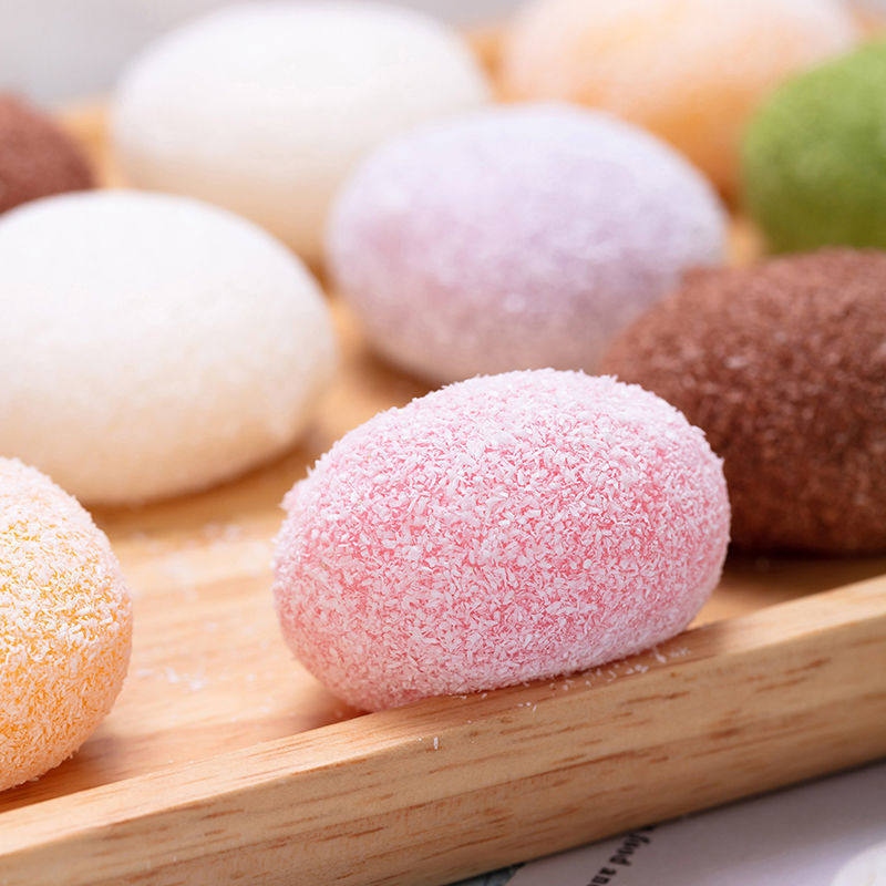 大福网红糕点雪媚娘糯米麻薯椰蓉10个装抹冰淇淋其它元器件