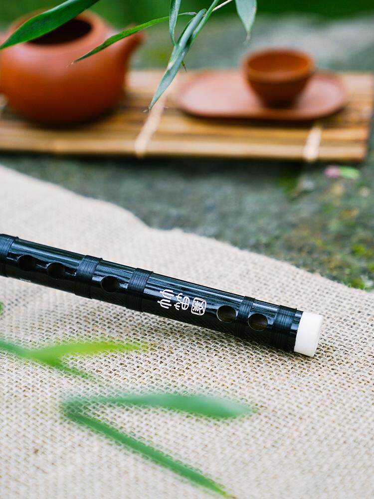 日本ir竹笛园网红笛子黑旋风款苦横笛古风乐器笛子