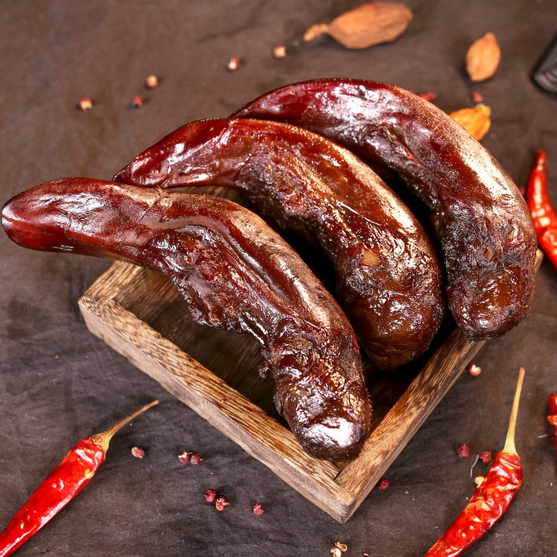 湘香烟熏腊猪舌头500g四川特产农家自制腊味腌肉