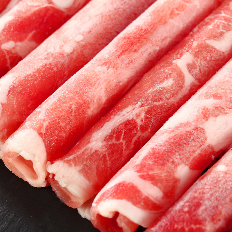 鲜比邻 清真草原肥牛卷 1500g59.9元包邮(20元/斤)