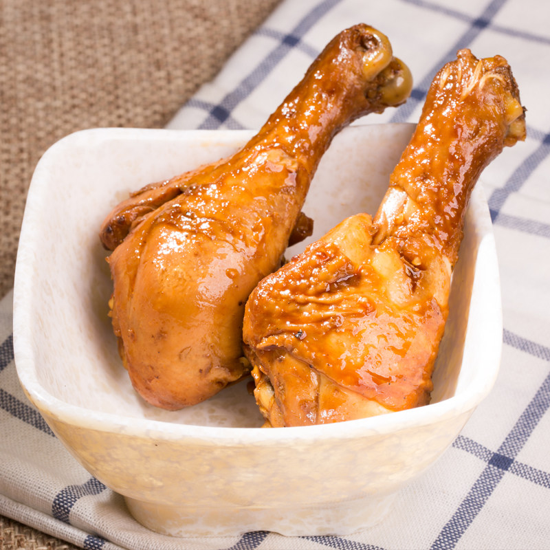老汤虎皮大鸡鸡腿90gx5卤味五香常温即食鸡肉鸡肉零食