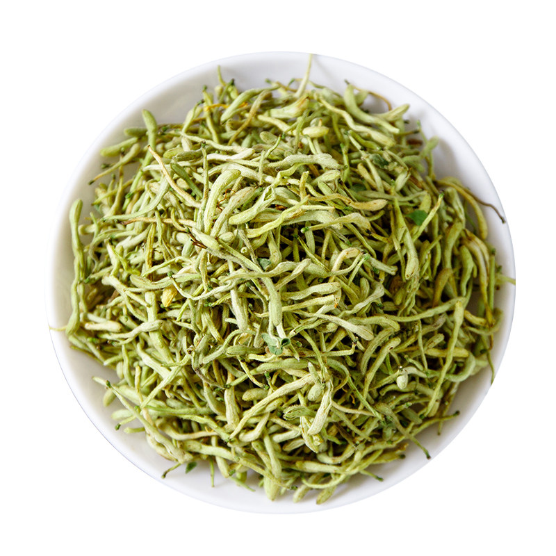 金银花干茶散装500g金银花茶双花茶封丘金银花非野生非清火菊花茶