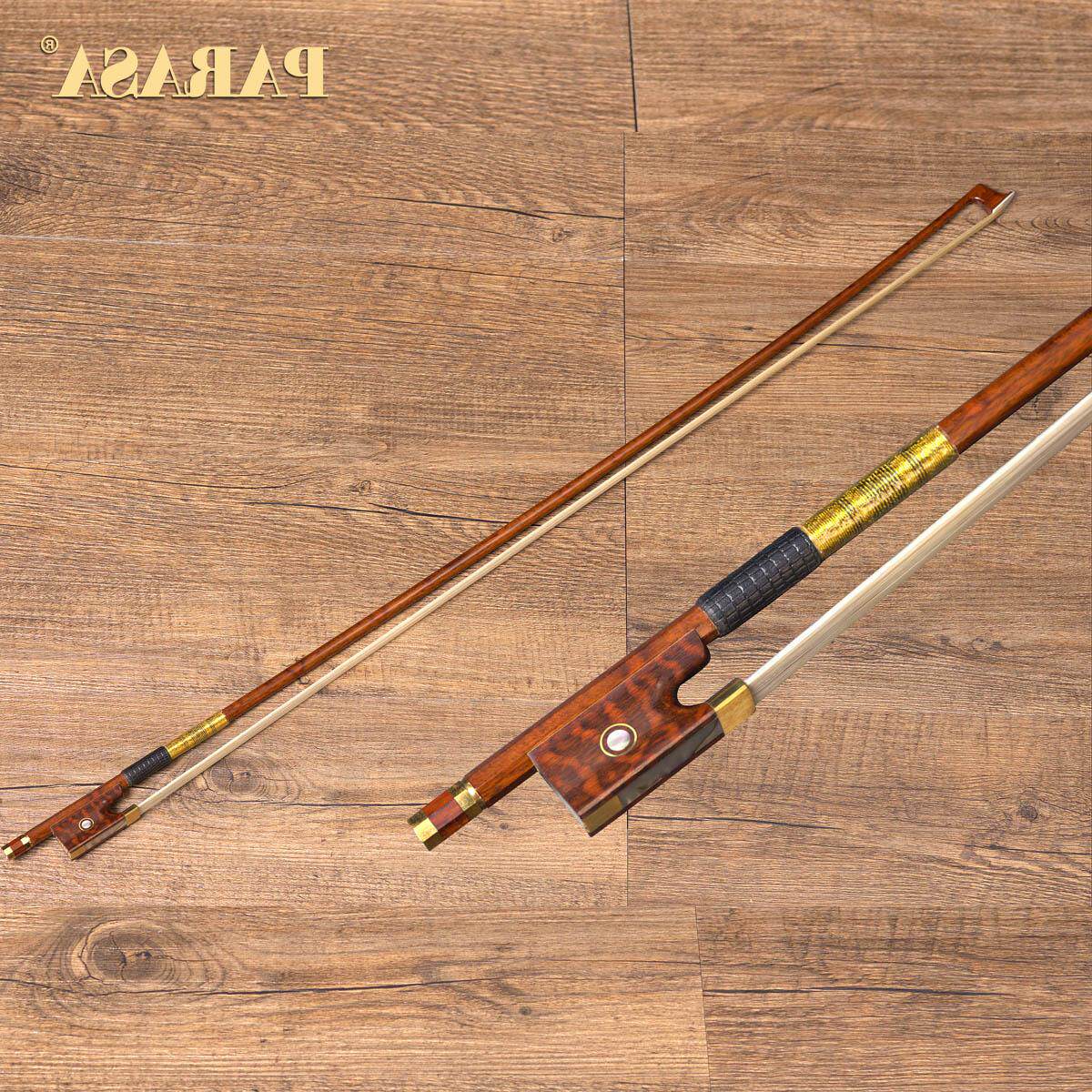 琴弓日本parasa小提小提琴巴西蛇纹木弓圆弓弹性提琴弓