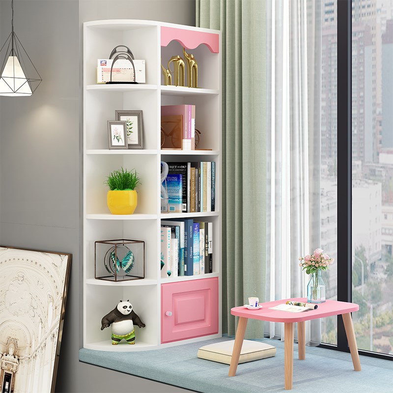 飘窗柜储物柜书桌书柜一体卧室窗台收纳置物架飘窗柜