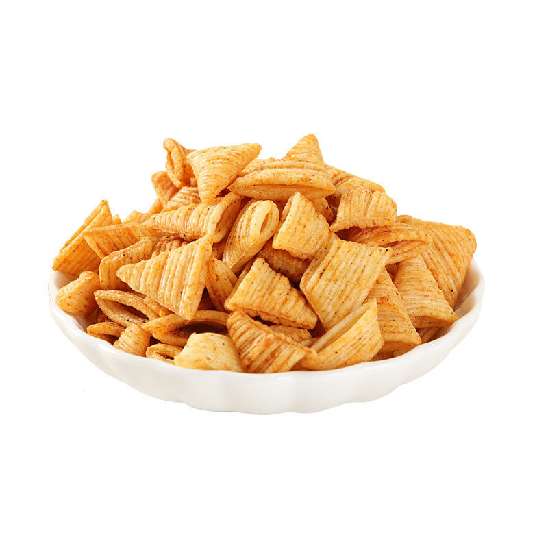 锅巴薯片零食小吃整箱网红牛角尖休闲食品10包