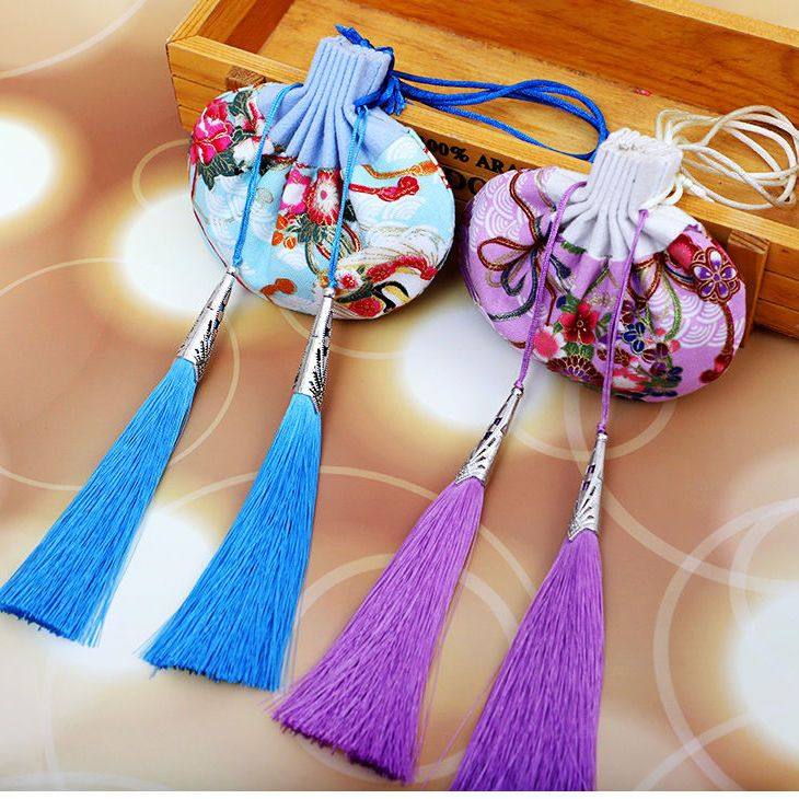 香包香囊随身持久可爱古风烫金金荷包袋福袋香包