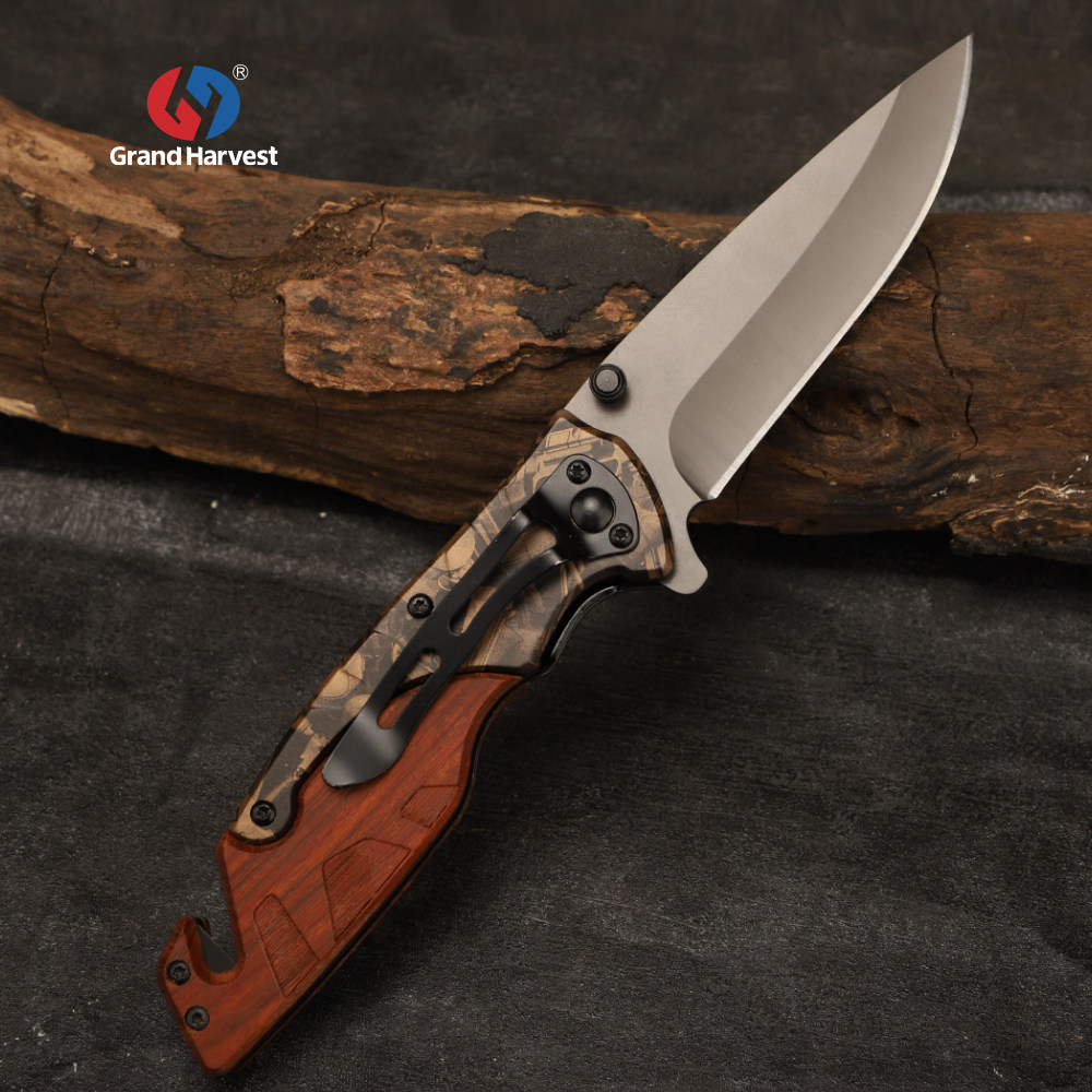 鸿丰折叠便携式户外刀具野外求生特战防身军工其他户外刀具