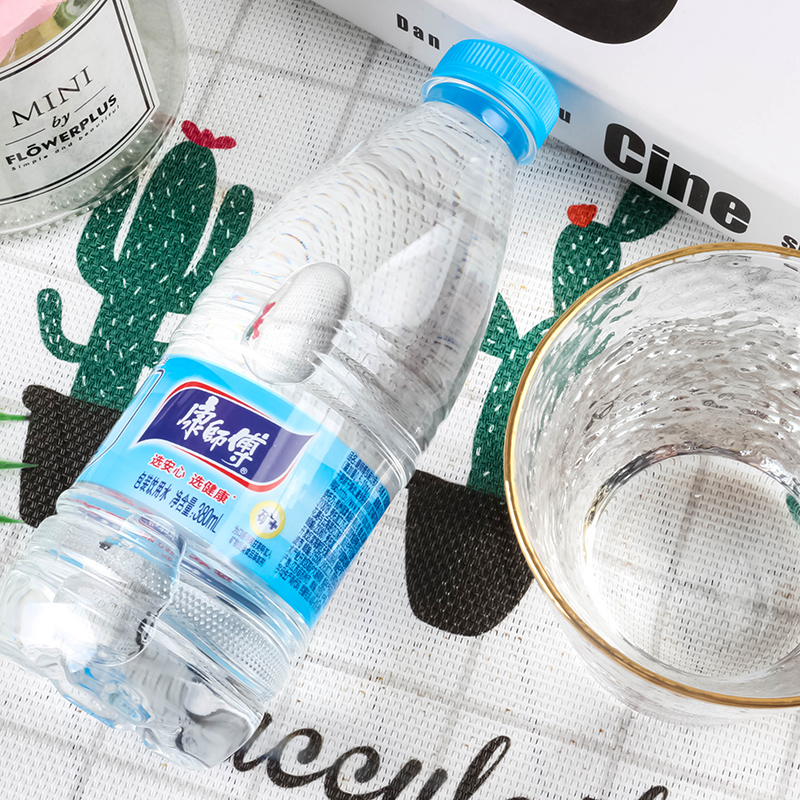 康师傅380ml28瓶整箱矿泉水包装饮用水小瓶定制logo饮用水