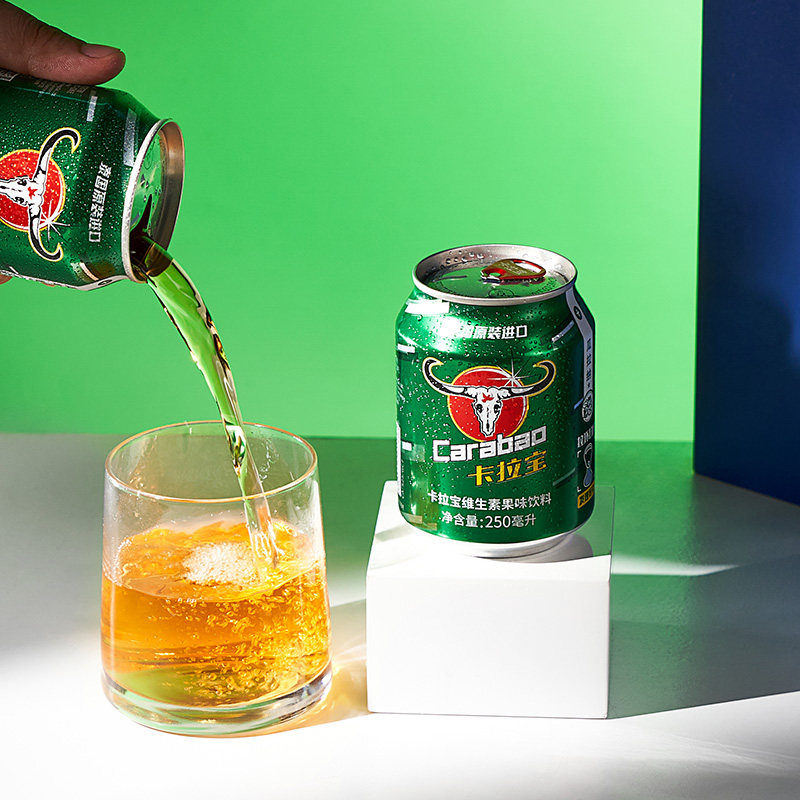 carabao卡拉宝维生素果味饮料功能饮料泰国进口 250ml *12罐