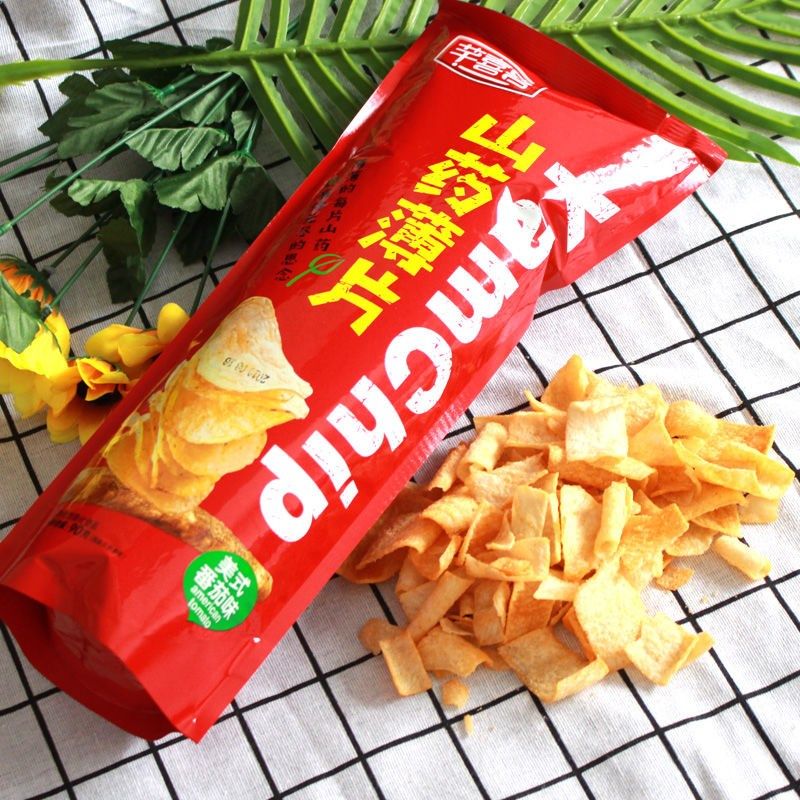 食品喜客山药薄片10袋儿童膨化发货网红袋装膨化食品