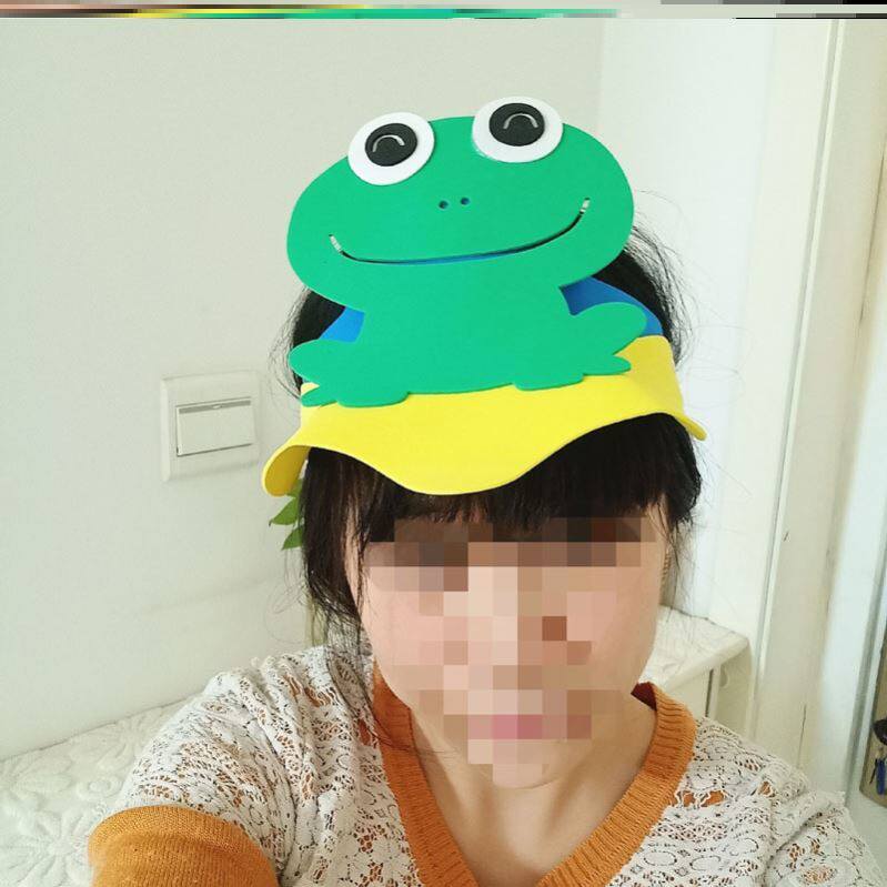 井底之蛙坐井观天道具早教卡片公开开课儿童定制小鸟头饰