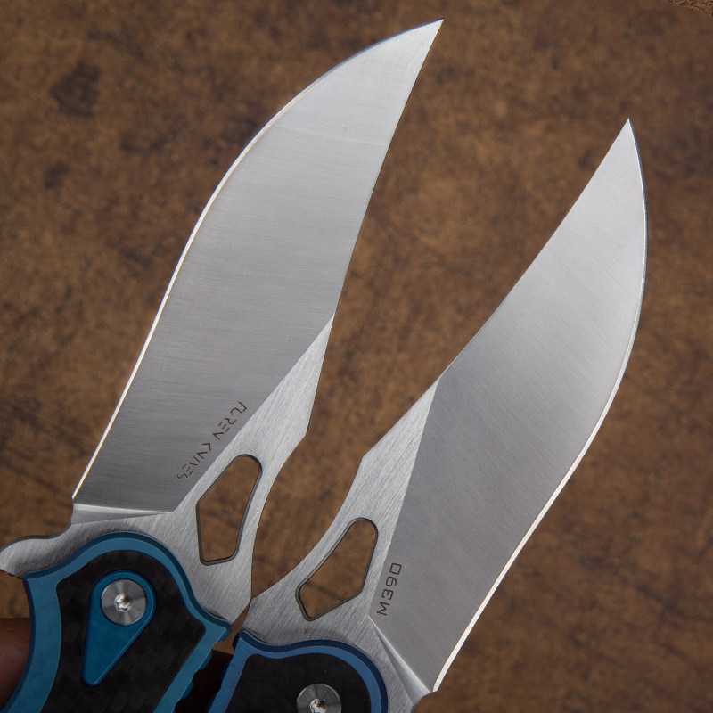 进口m390粉末钢折叠刀户外求生刀具edc随身便携钛合金折刀锋利型