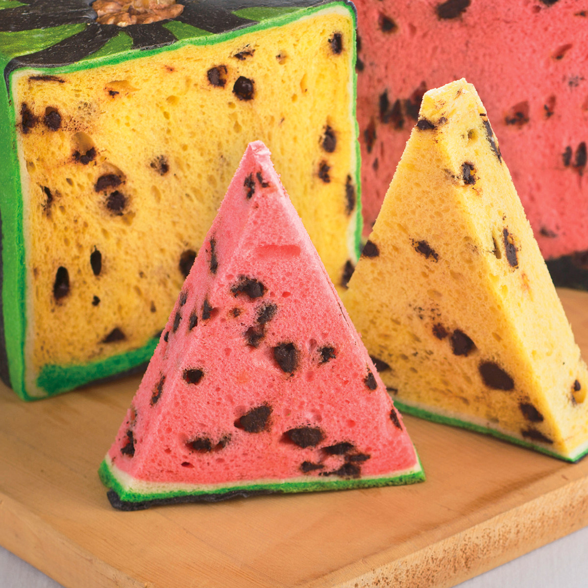 aaronhouse日本夏季限定西瓜造型面包高颜值创意土司西式糕点