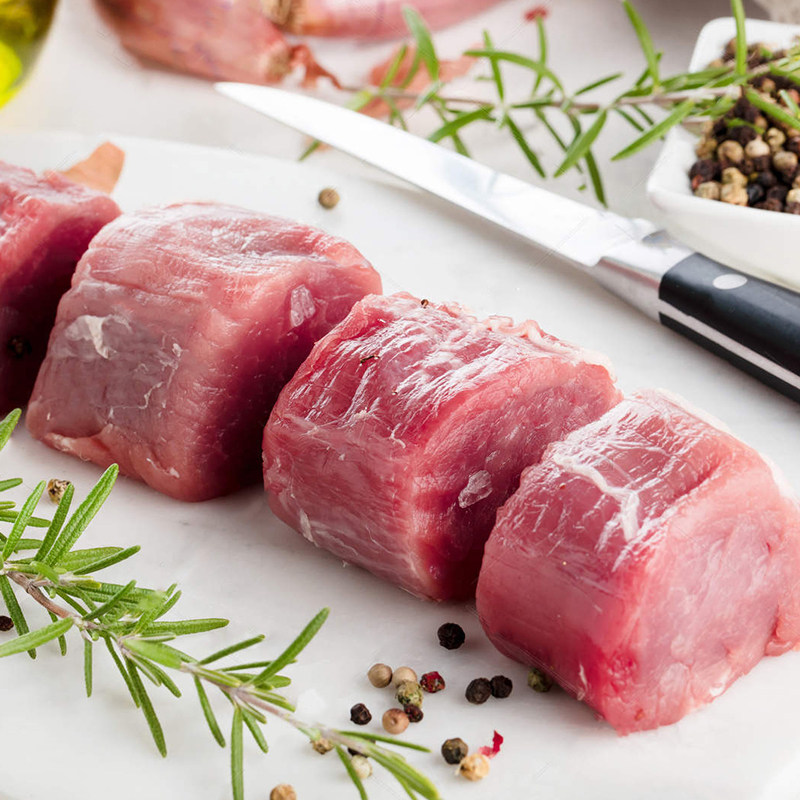 中润长江国产猪里脊肉2斤生鲜谷饲散养通脊瘦猪肉烧烤烤肉食材-mc母婴