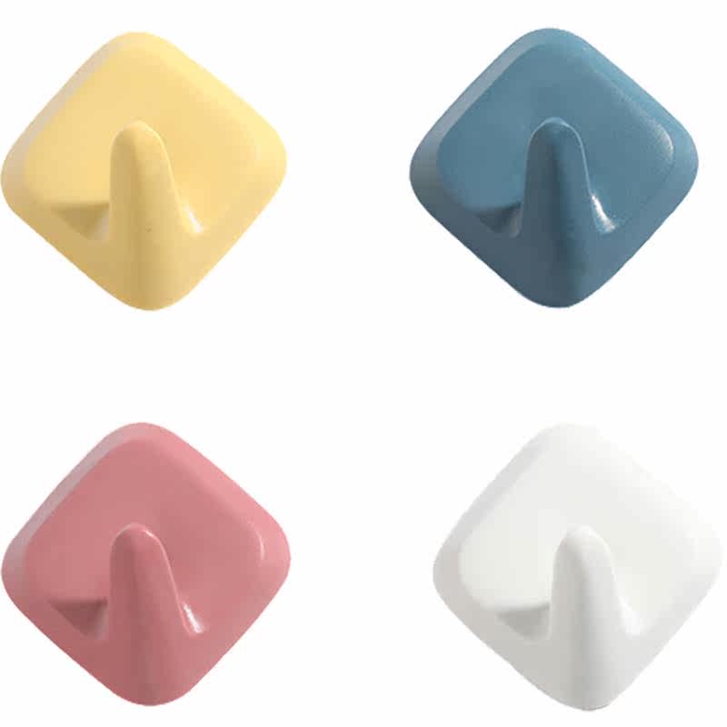 物鸣多米诺挂钩免打孔厨房粘胶门后挂钩强力粘钩衣服无痕挂钩壁挂