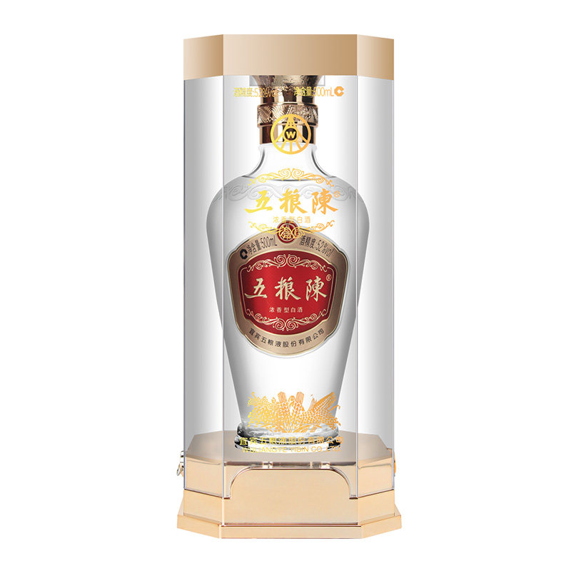 五粮陈典范52度浓香型500ml*6瓶白酒整箱纯粮食酒礼盒装 国产白酒-mc