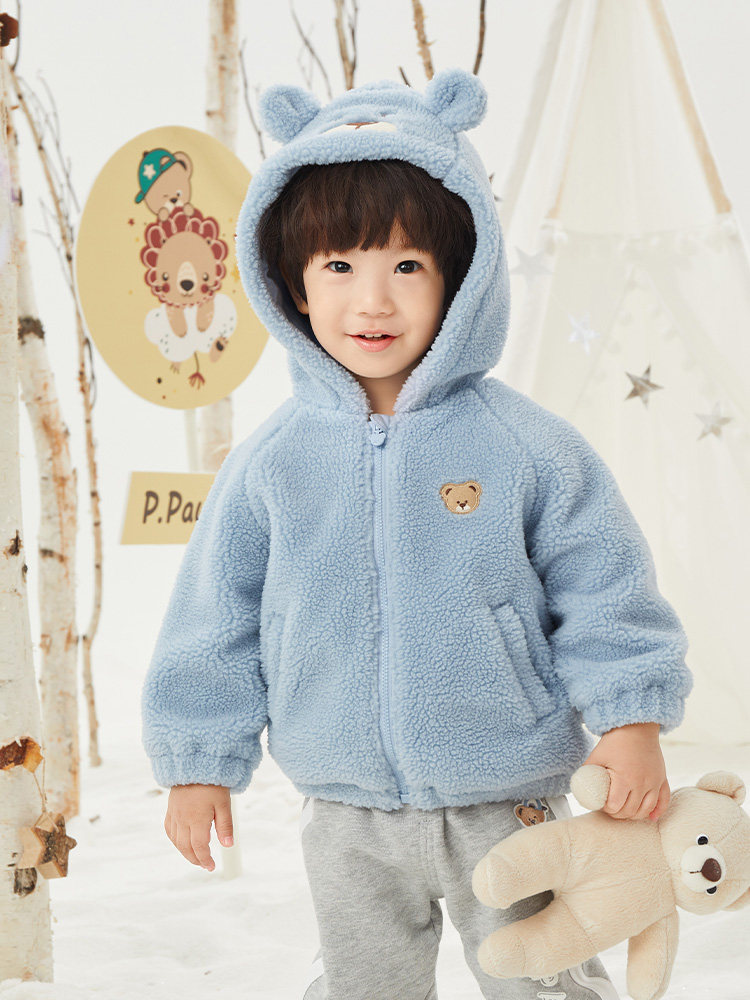 pawinpaw卡通小熊童装年春季款男女宝宝通用款休闲外套