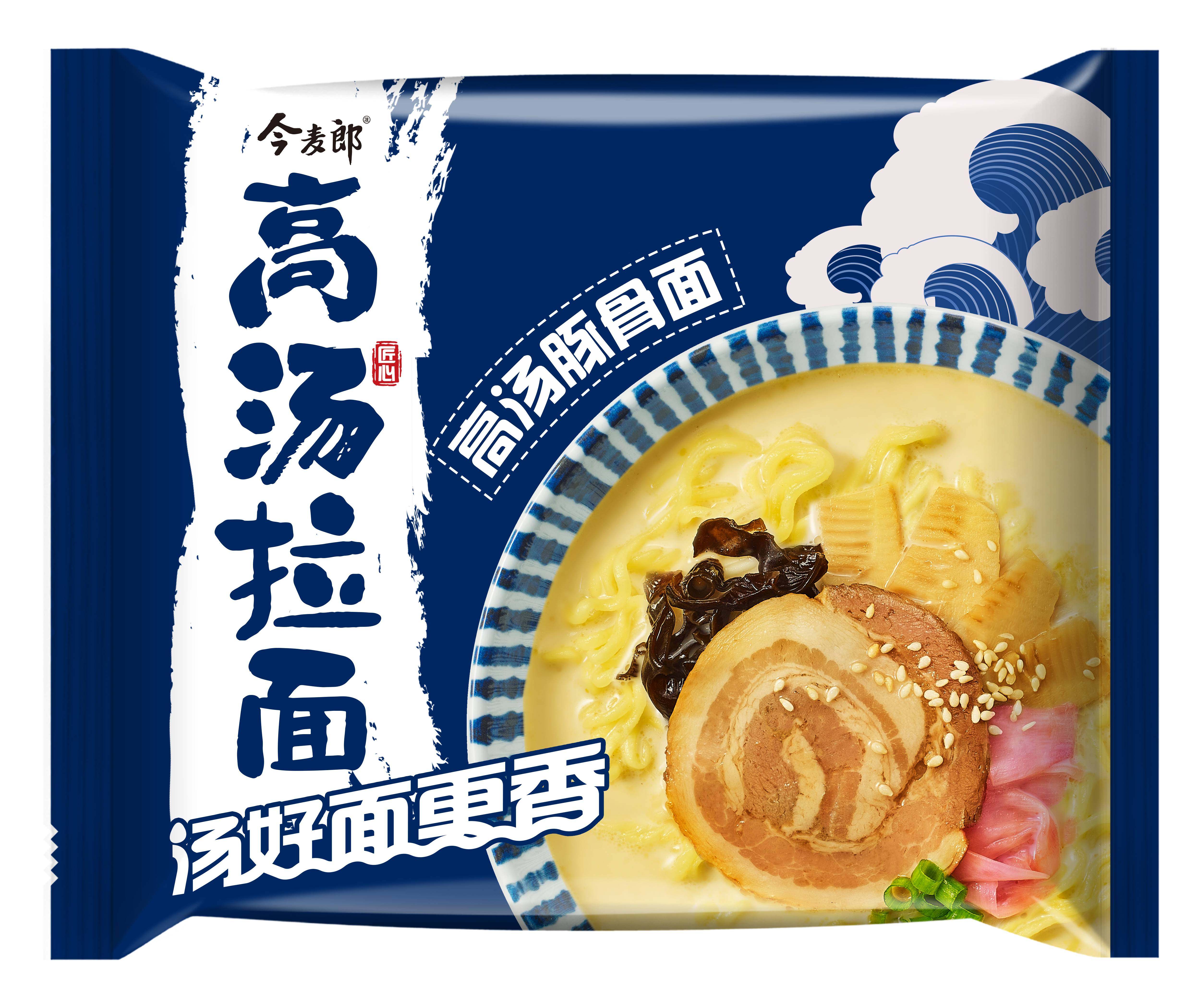 今麦郎高汤豚骨蘑菇鸡汤拉面24袋