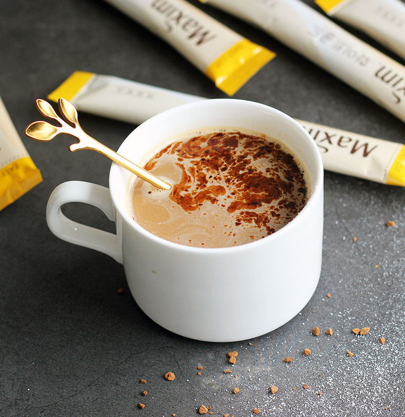 白金麦馨咖啡maxim白金咖啡三合一韩国白金速溶咖啡100条礼盒装