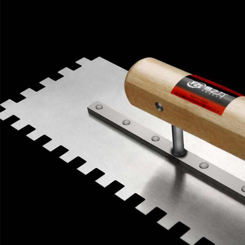 工具泥刀瓦工抹灰不锈钢泥工瓷砖锯齿刮刀装修抹泥刀