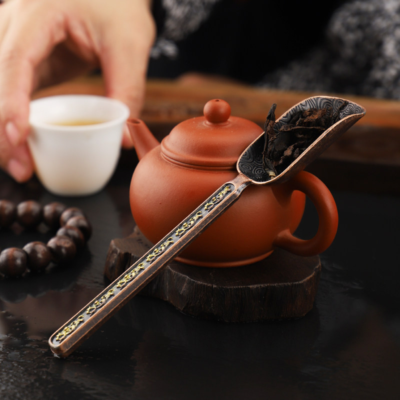 yhj茶叶工具单工具茶具功夫茶功夫勺子取茶家用茶匙