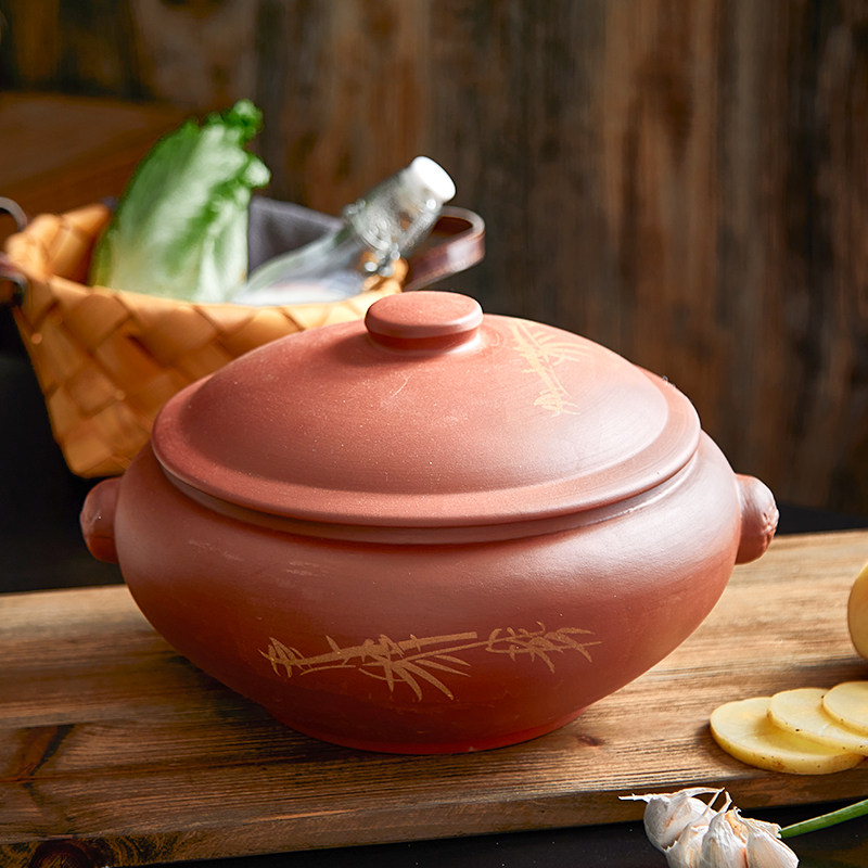 汽锅鸡汽锅紫陶家用云南建水汽锅商用气锅鸡蒸汽锅气锅砂锅底锅