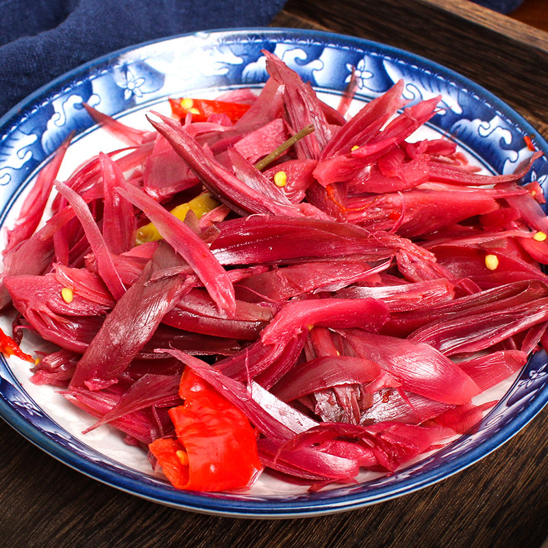 恩施酸洋荷姜腌制新鲜贵州荷洋安徽泡菜阳荷腌制