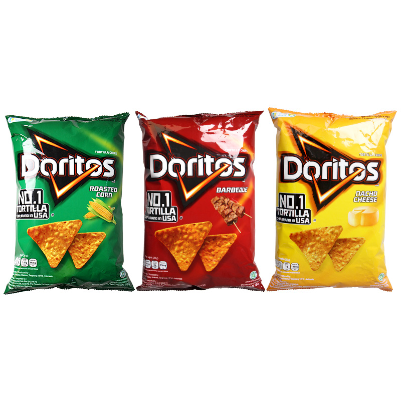 印尼进口doritos多力力多玉米片超浓芝士薯片膨化膨化食品