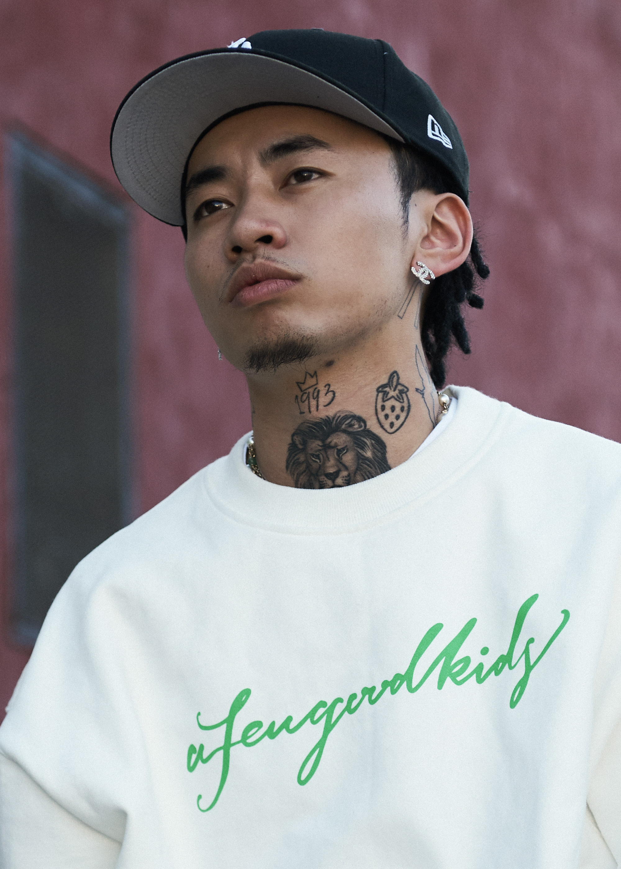 fff马思联名afgk印花潮牌卫衣男afewgoodkids长袖圆领