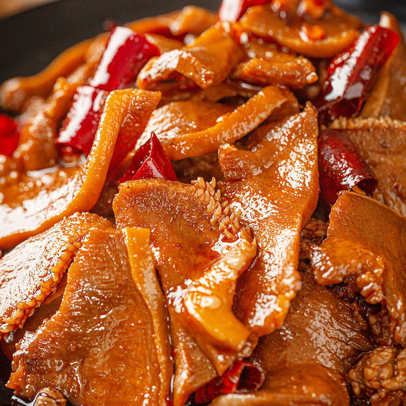 半斤1罐麻辣猪舌舌头卤猪口条肉食品肉类熟食婚庆花篮