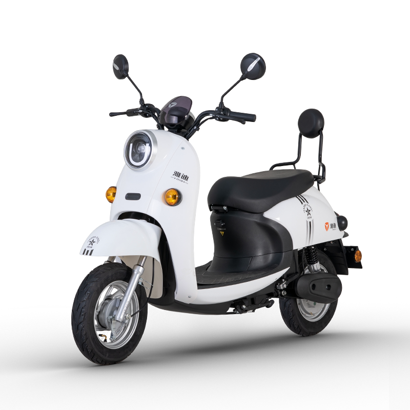 雅迪龟王复古电动车小型上班代步石墨电瓶车轻便电动轻便摩托车