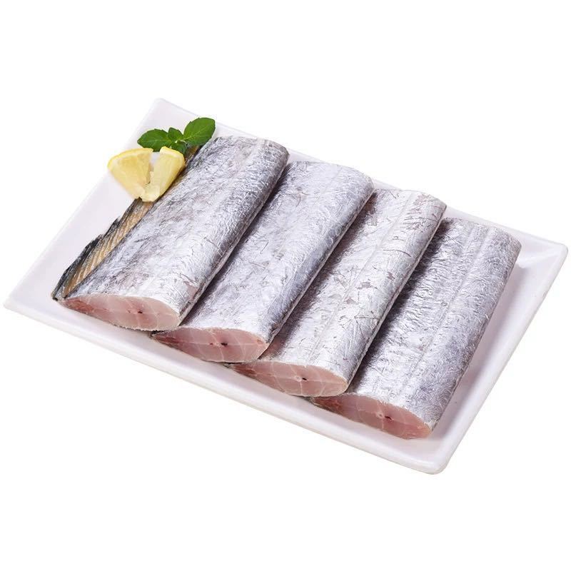 连云港新鲜带鱼段冷冻中段特级野生海捕小眼大刀鱼500g*袋3大袋