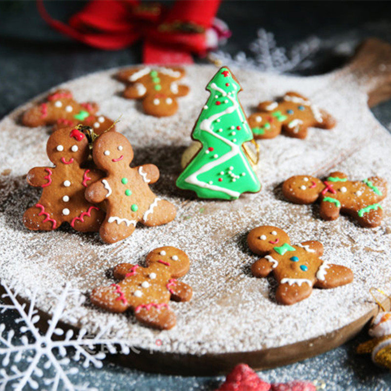姜饼饼干圣诞diy曲奇手工人定制糖少女零食传统中式糕点