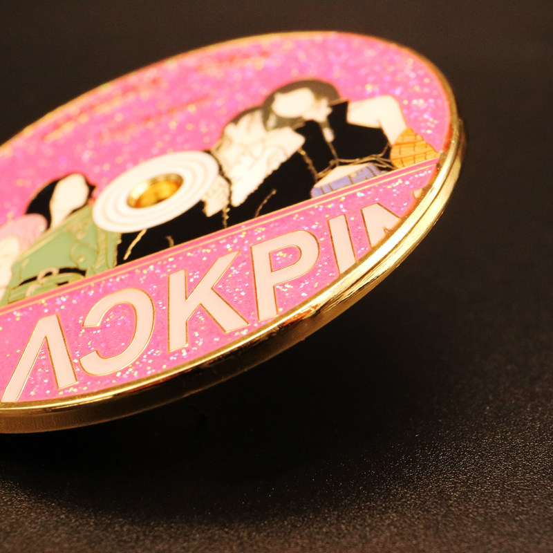 blackpink合金镀金徽章lovesickgirlslisa金智金智秀应援胸针
