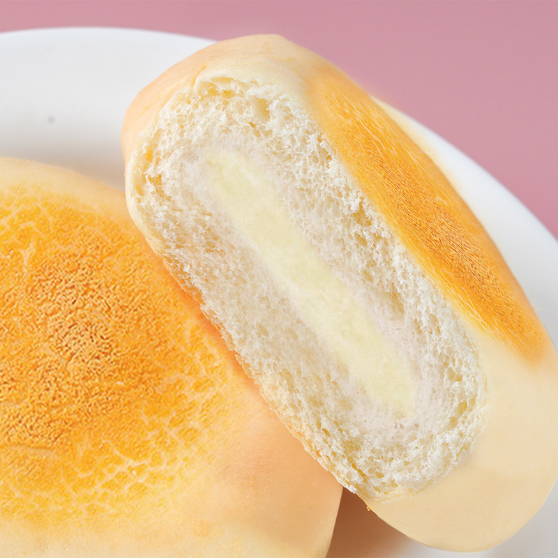 吃货必囤典赞熊酸奶皮夹心白面包400g