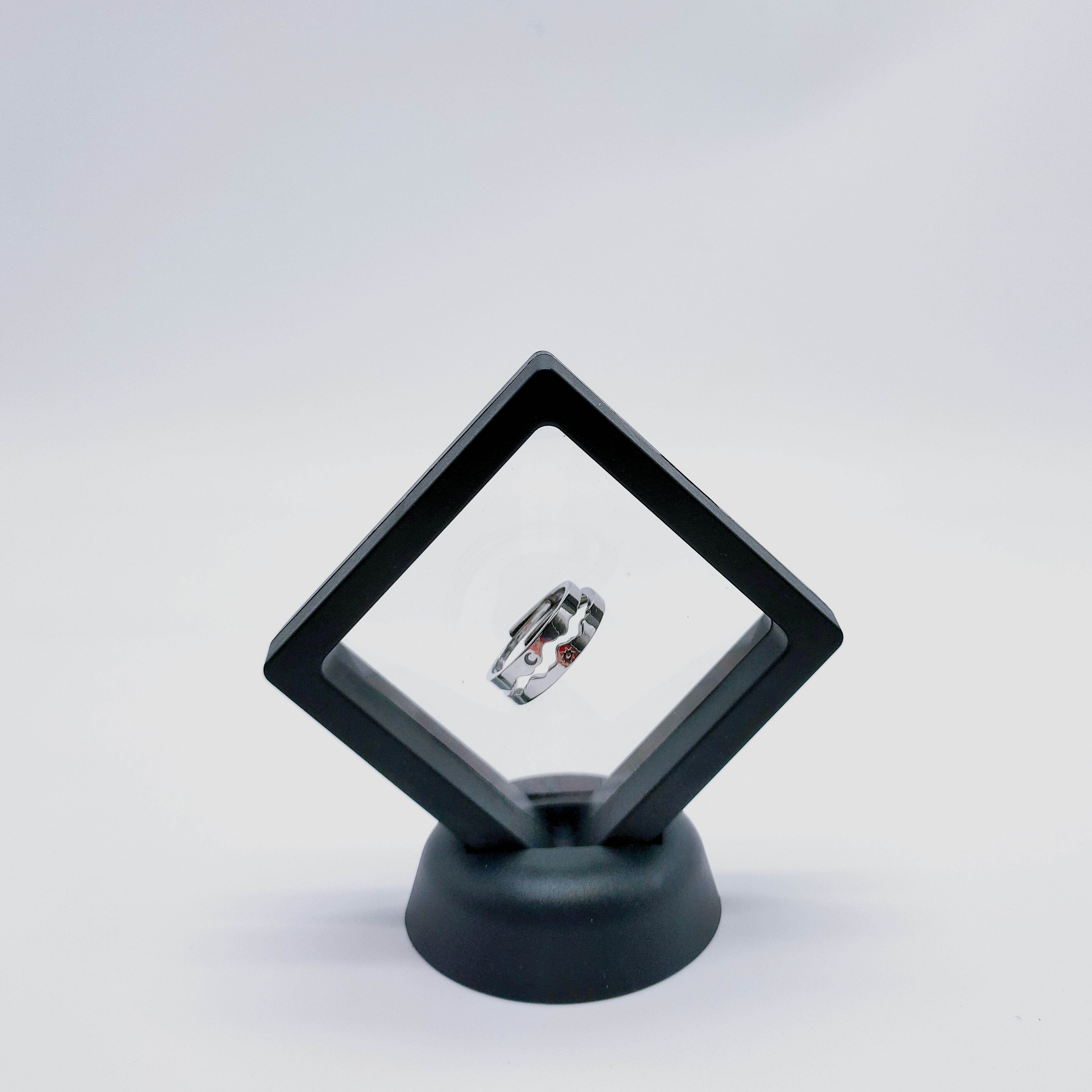 纪念品可调尺寸青海日月山情侣戒指青海湖文创镀金戒指