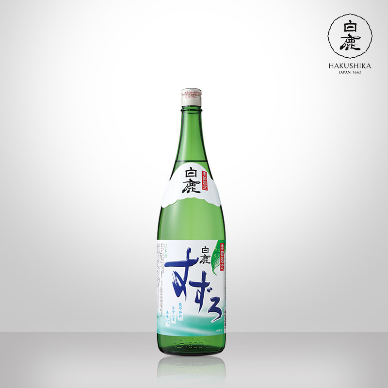 清酒白鹿水露1800ml日本新品低酒精度大容量清酒