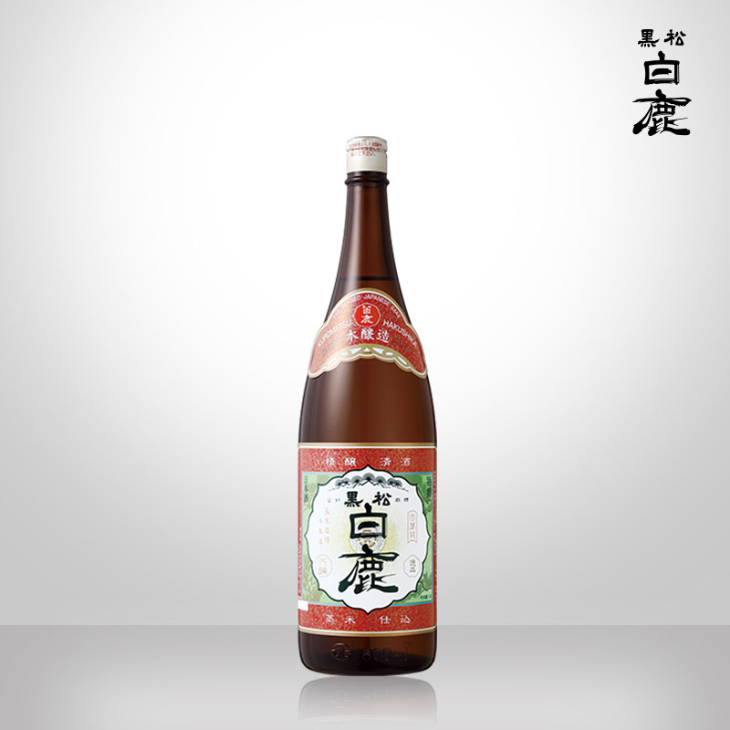 酿造黑松白鹿特选选本四段清酒1800ml低酒精度清酒