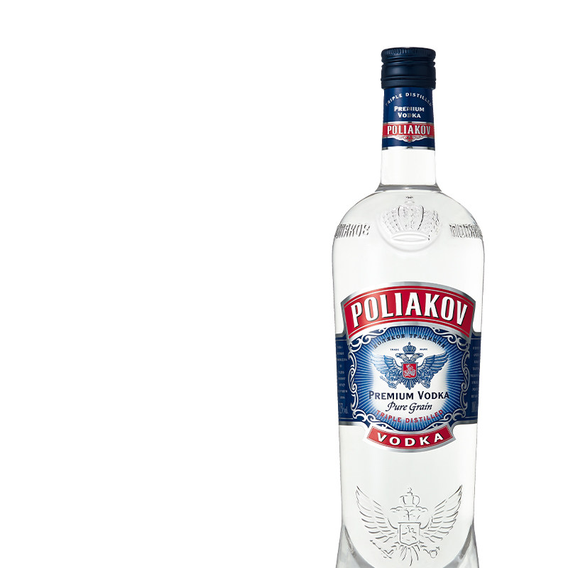 波力可夫伏特加原味1l法国进口调酒鸡尾酒伏特加