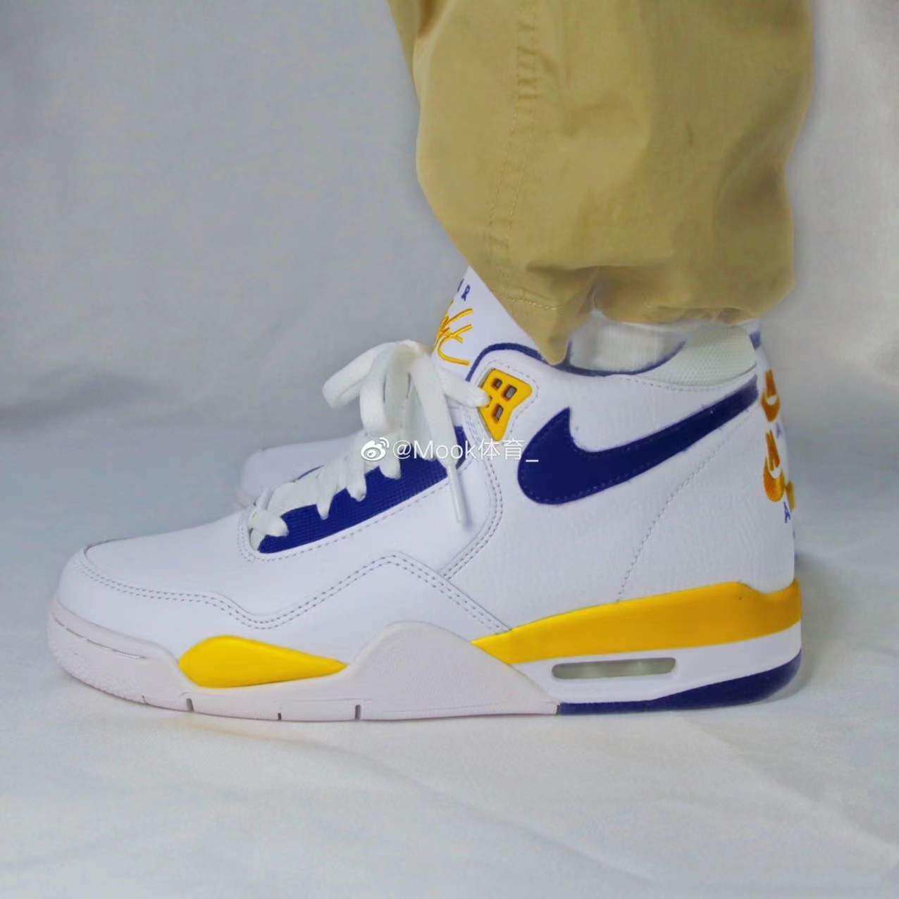 nike耐克flightlegacyaj4兄弟湖人高气垫篮球球鞋篮球鞋