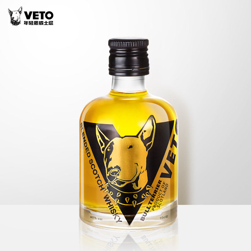 尝鲜立减veto牛头调和威士忌酒100ml苏格兰高地原装进口威士忌