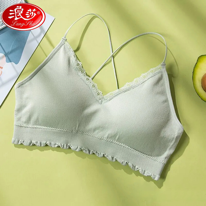 浪莎内衣女无钢圈美背文胸