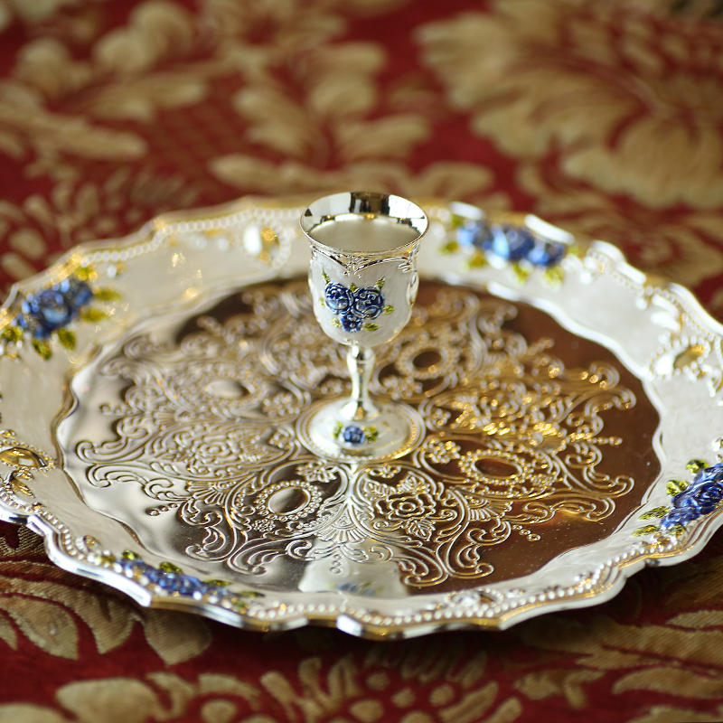 俄罗斯酒具套装白酒醒酒酒器高脚杯酒壶一口杯烈白酒杯