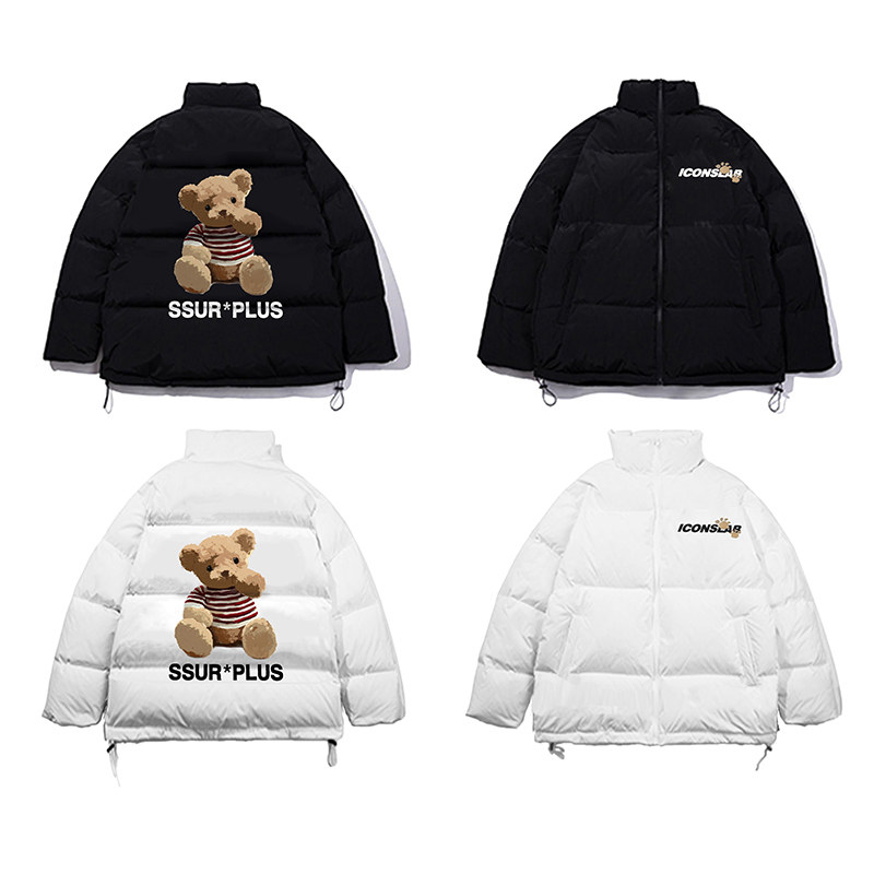 iconslab联名ssurplus小熊羽绒服