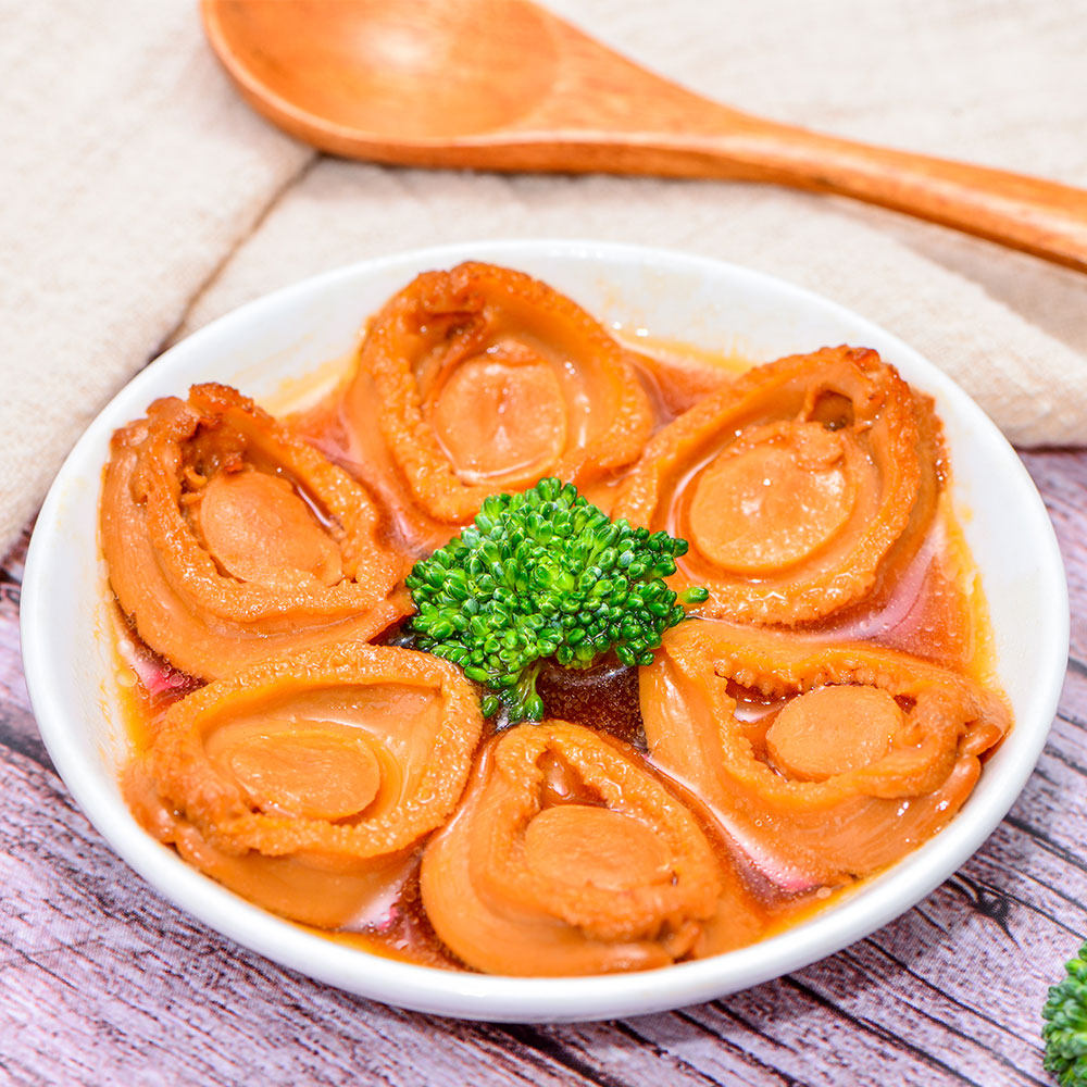 上环165g金汤即食跳墙加热安记4只鲍鱼花胶鲍鱼